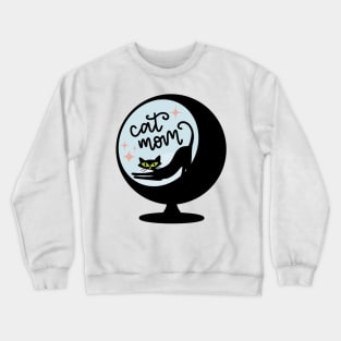 Retro cat mom Crewneck Sweatshirt